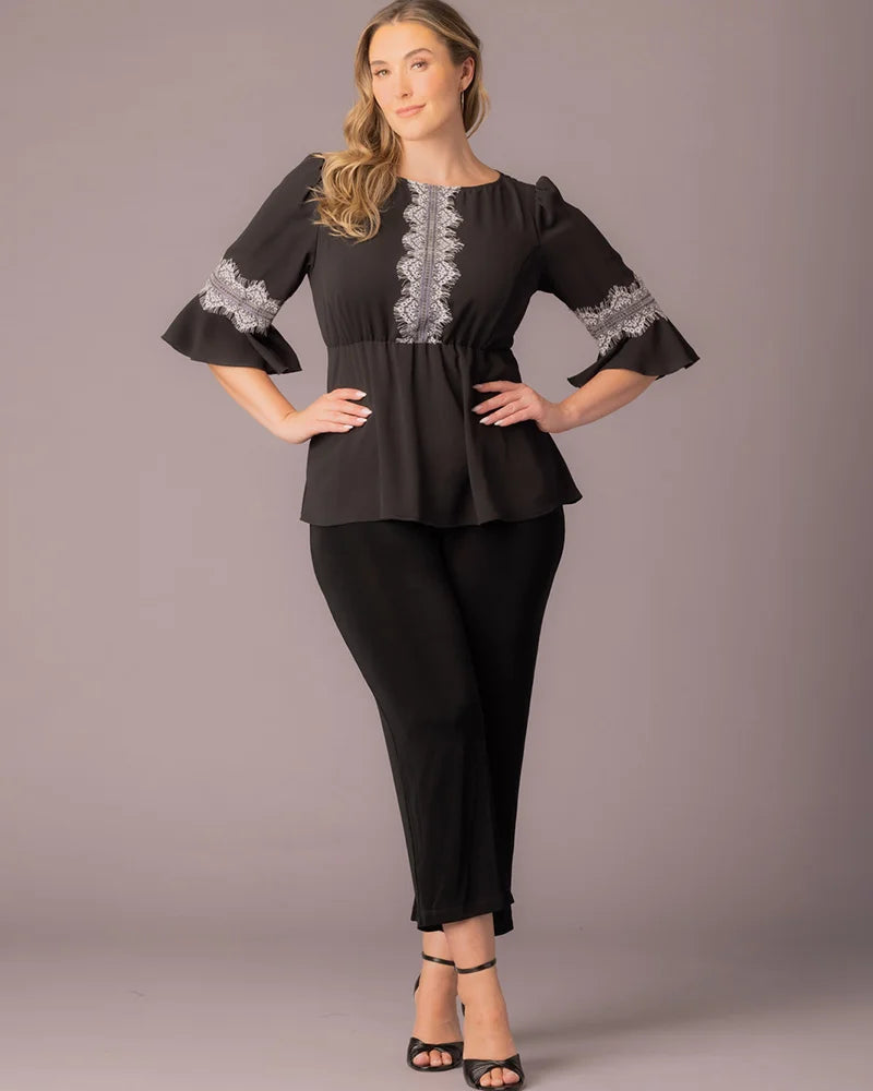 Chateau Lace Trim Top