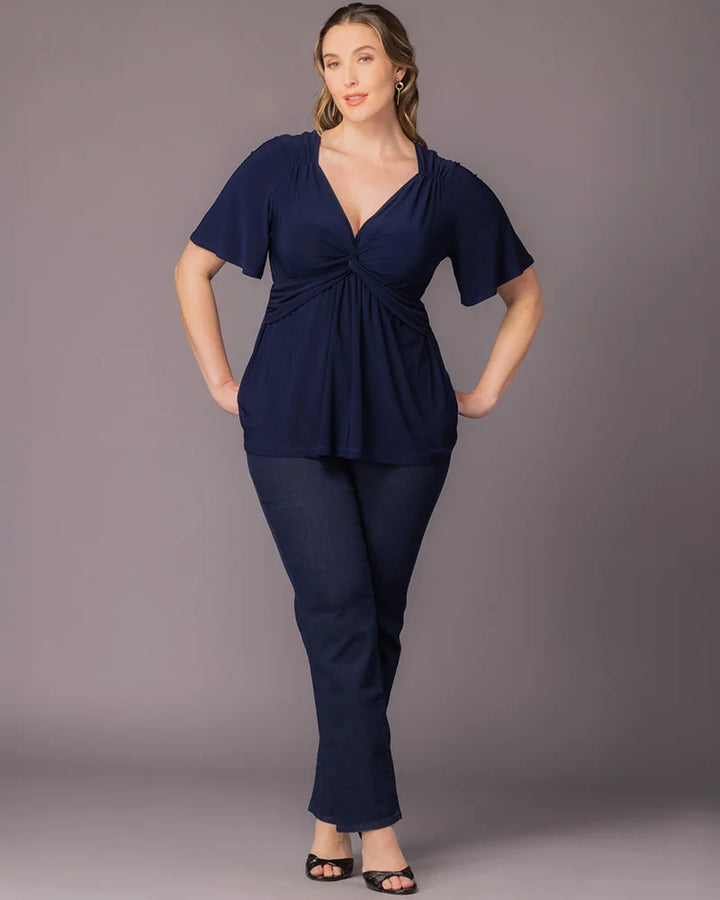 Abby Twist Front Top