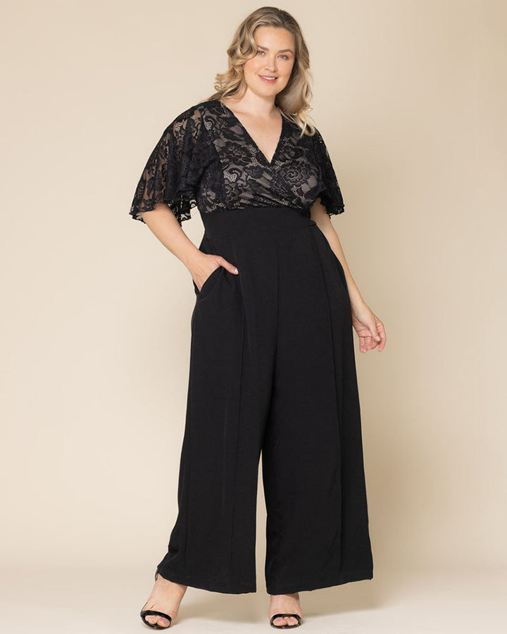 Helena Lace Jumpsuit - Sale!