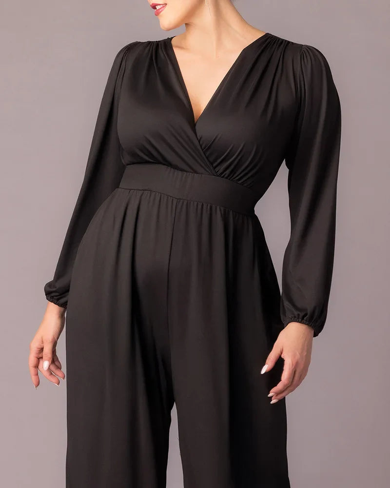 Brigitte Long Sleeve Jumpsuit - Sale!