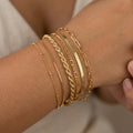 Soleil Vernetta bracelet set | Gold