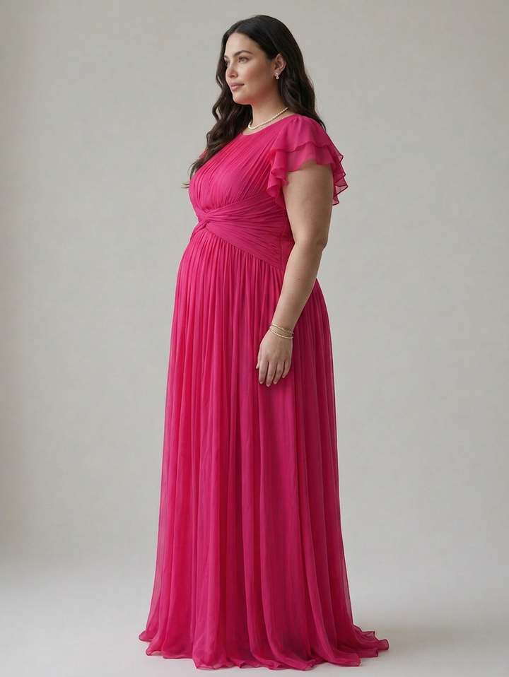 Stella &amp; Grace | Pleated Evening Dress