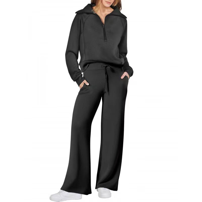 Casual Sports 2-Piece Set for Women, Autumn Winter Outfit
