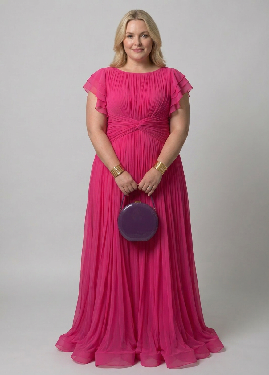 Stella &amp; Grace | Pleated Evening Dress