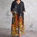 Lavinia | Autumn Meadow Maxi Dress