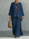 Mei | Midnight Harbor Flowing Two-Piece Set