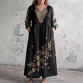 Harlow | Embroidered Elegance Maxi Dress