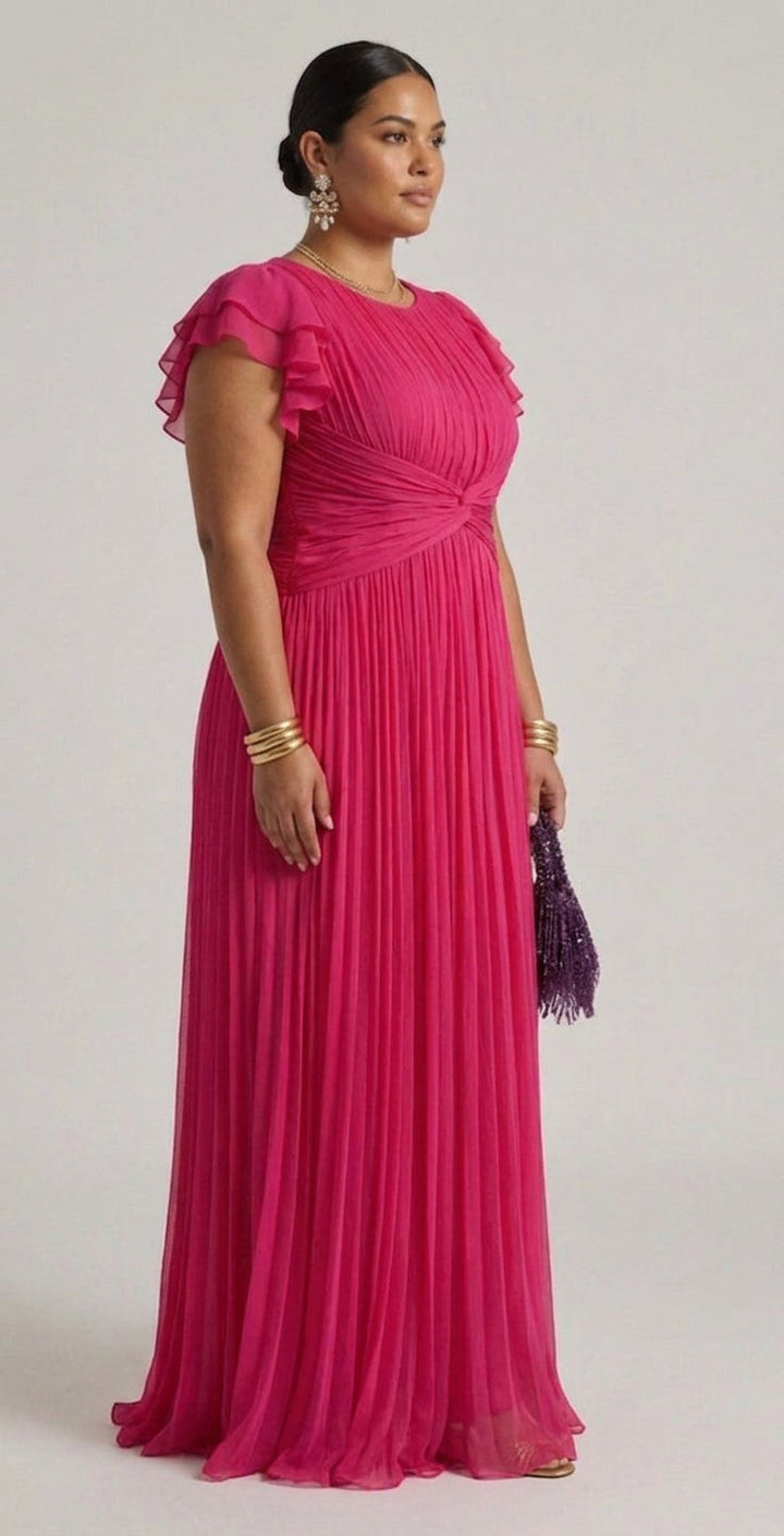 Stella &amp; Grace | Pleated Evening Dress