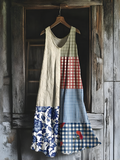 Sylvie - Countryside Charm Patchwork Art Dress