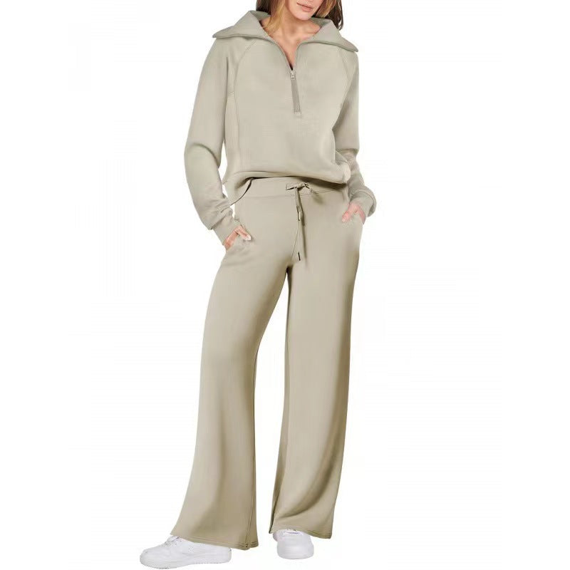 Casual Sports 2-Piece Set for Women, Autumn Winter Outfit