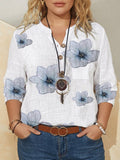 Birdie | Floral Button Blouse