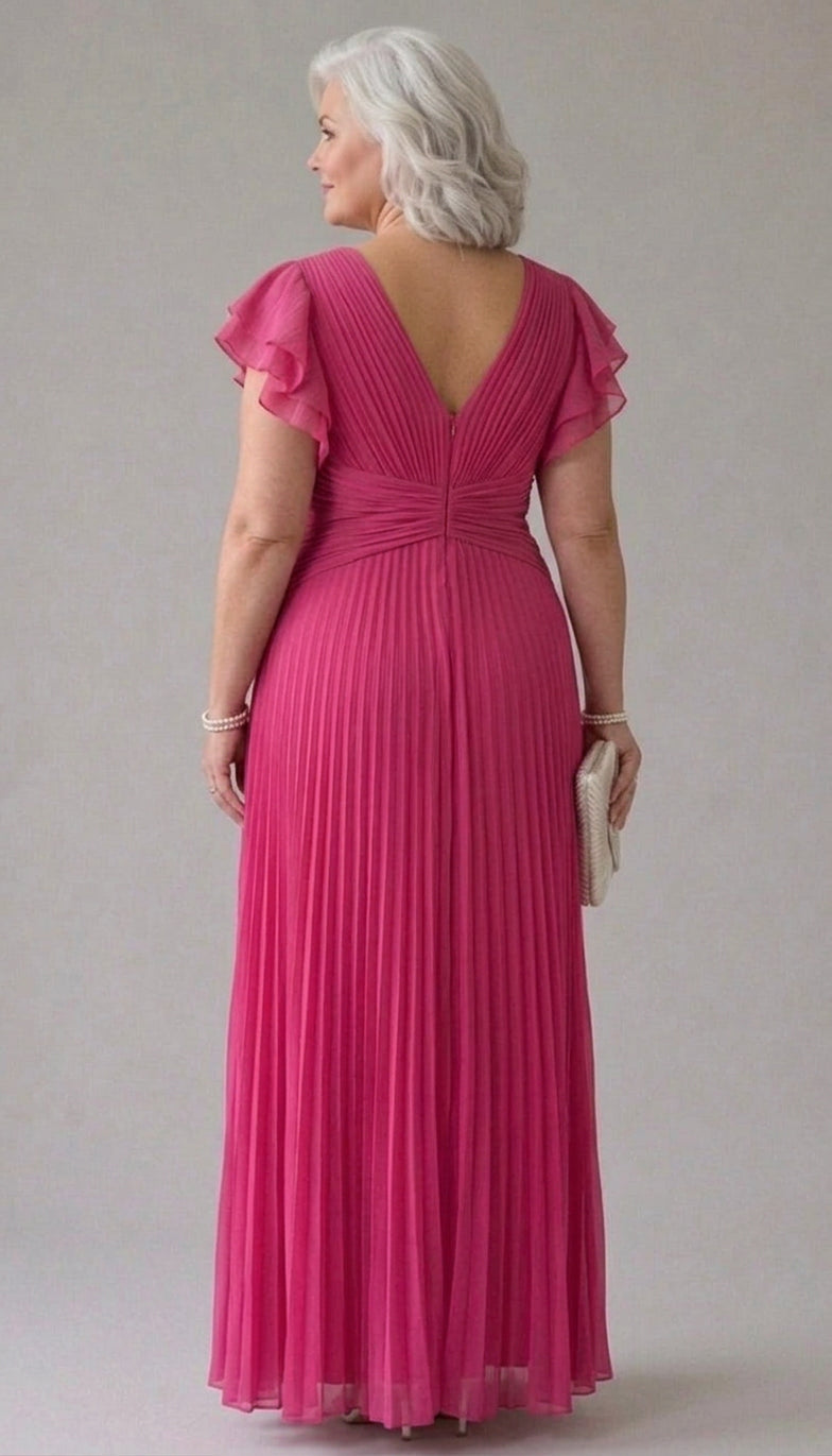 Stella &amp; Grace | Pleated Evening Dress