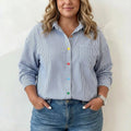 Tamsin | Casual Striped Shirt