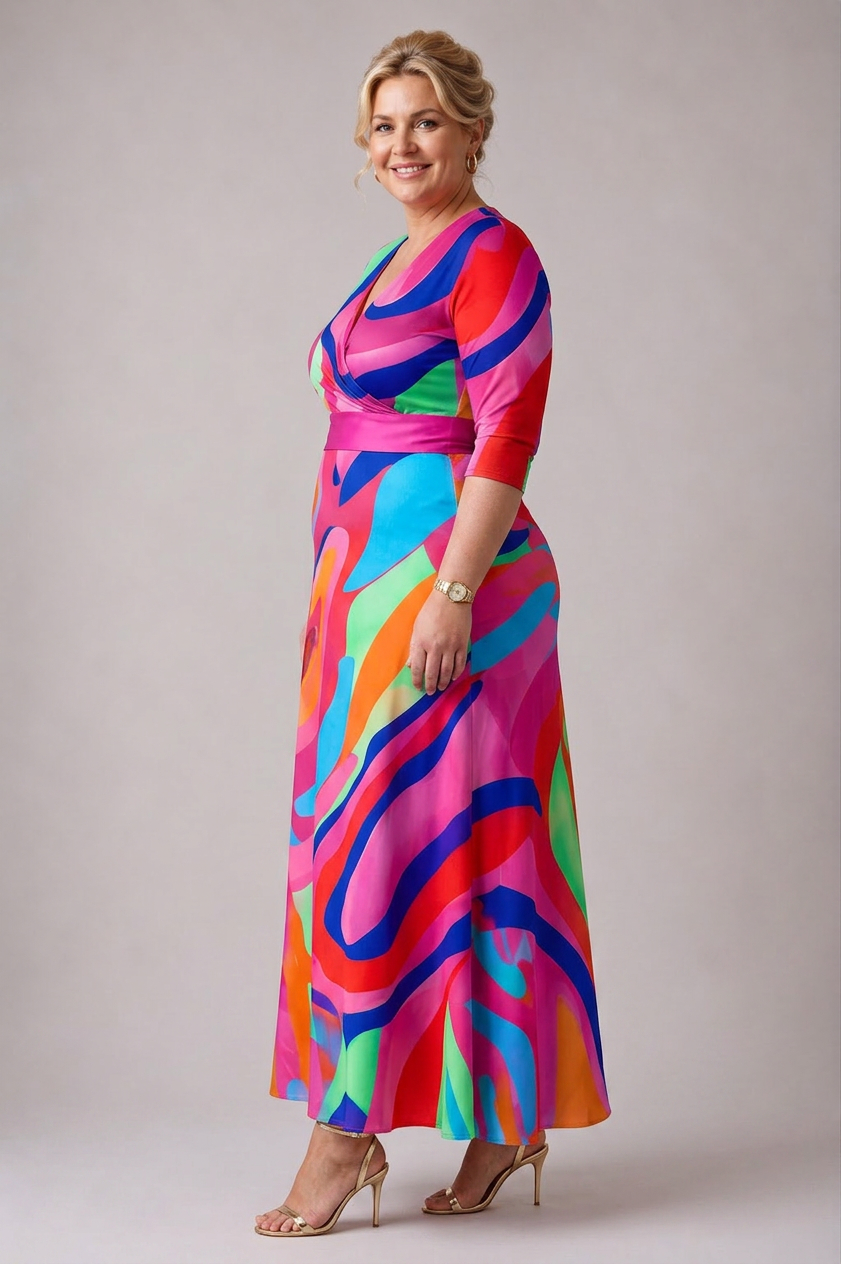 Stella &amp; Grace | Comfortable dress for every day with V-neck