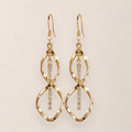 Dahlia Spiral Earrings | Gold