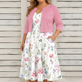 Rosalind - Floral Dress Two-Piece Set