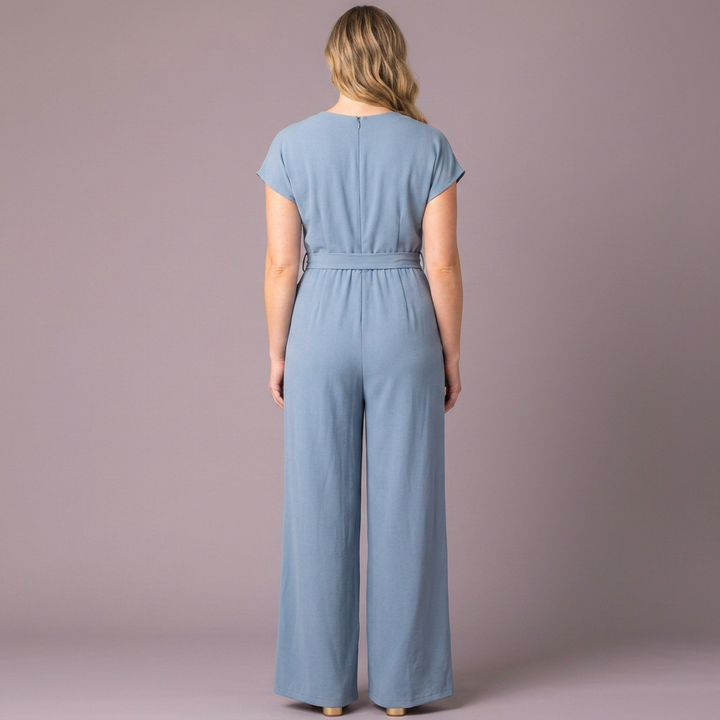 Evelyn Cropped Wide Leg Jumpsuit
