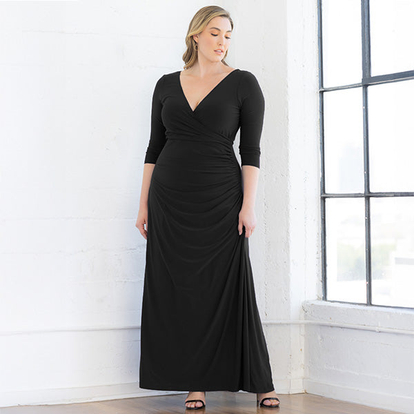 Gala Glam Evening Gown with Sleeves - Sale!