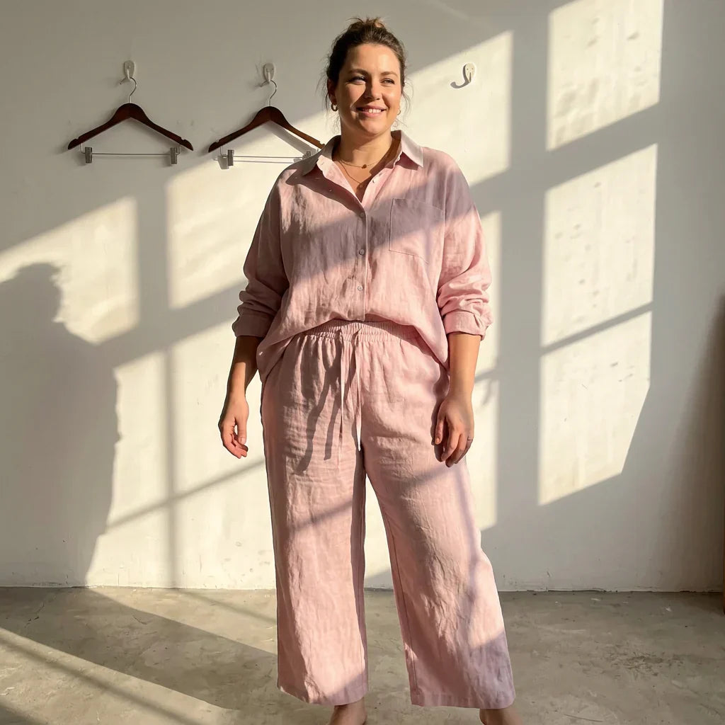 Colette - Womens Cotton Two-Piece Set