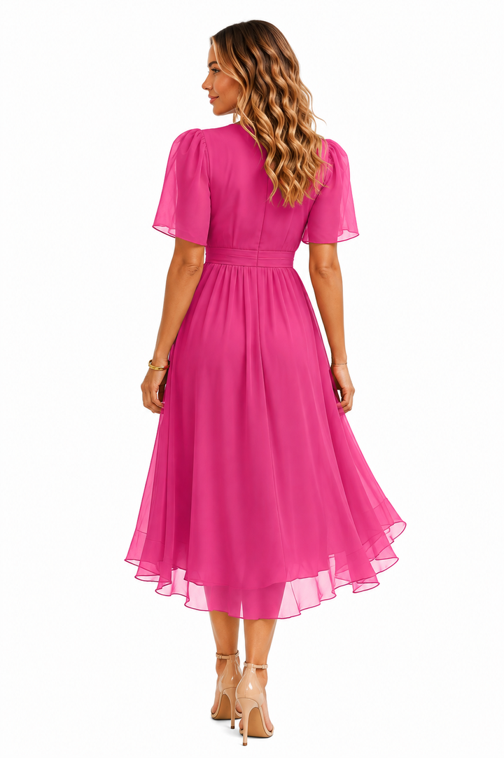 Jemma Ruched Tie Dress - Sale!