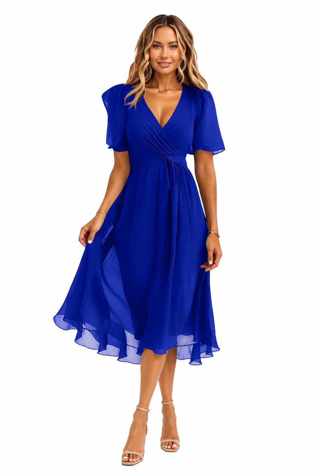 Jemma Ruched Tie Dress - Sale!