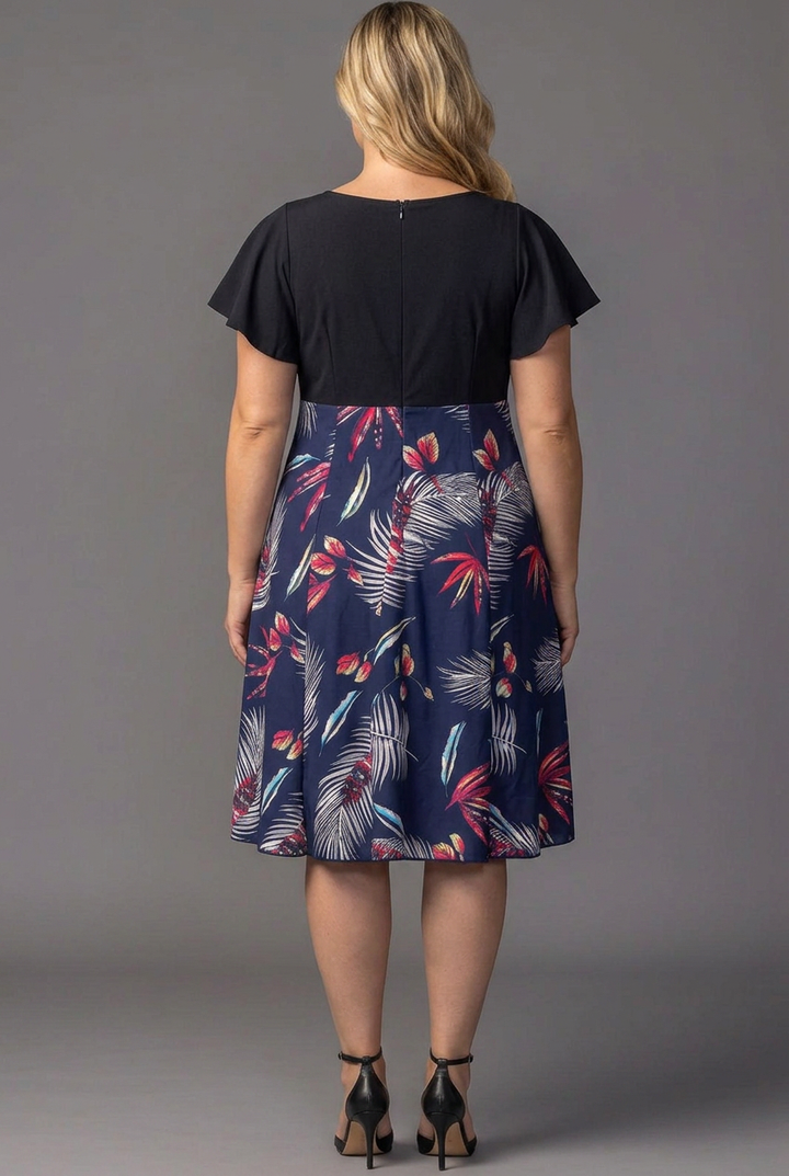 Marissa Floral High-Low Midi Dress