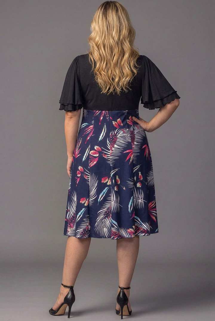 Marissa Floral High-Low Midi Dress