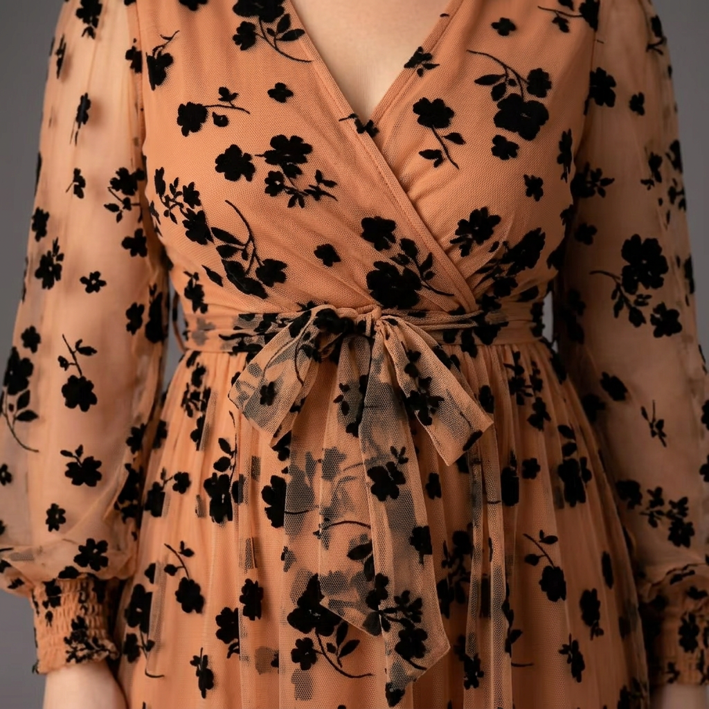 Melanie Mesh Midi Cocktail Dress - Sale!