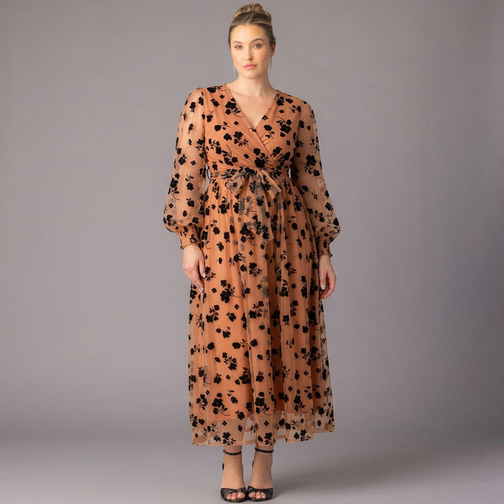 Melanie Mesh Midi Cocktail Dress - Sale!
