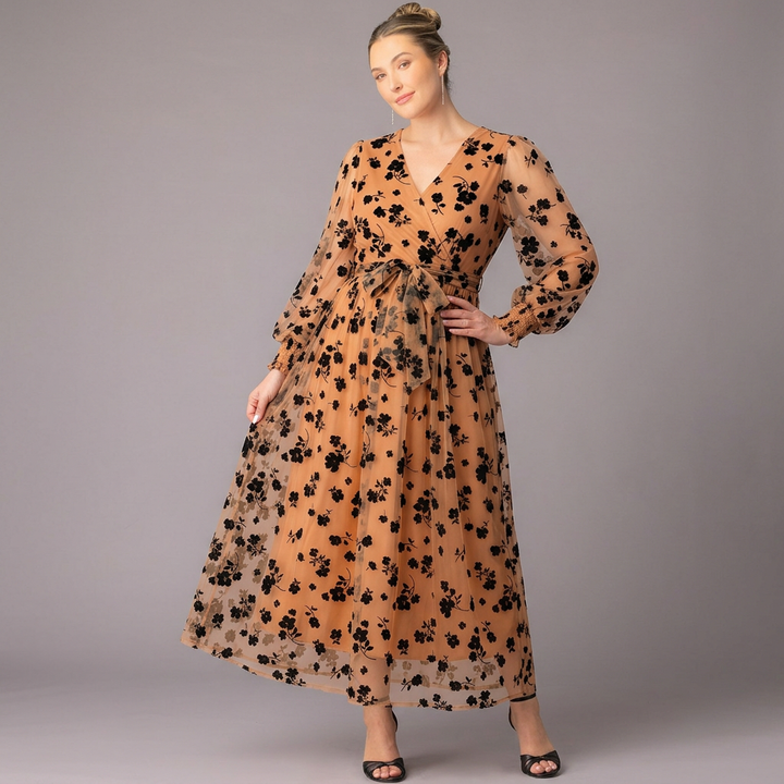 Melanie Mesh Midi Cocktail Dress - Sale!