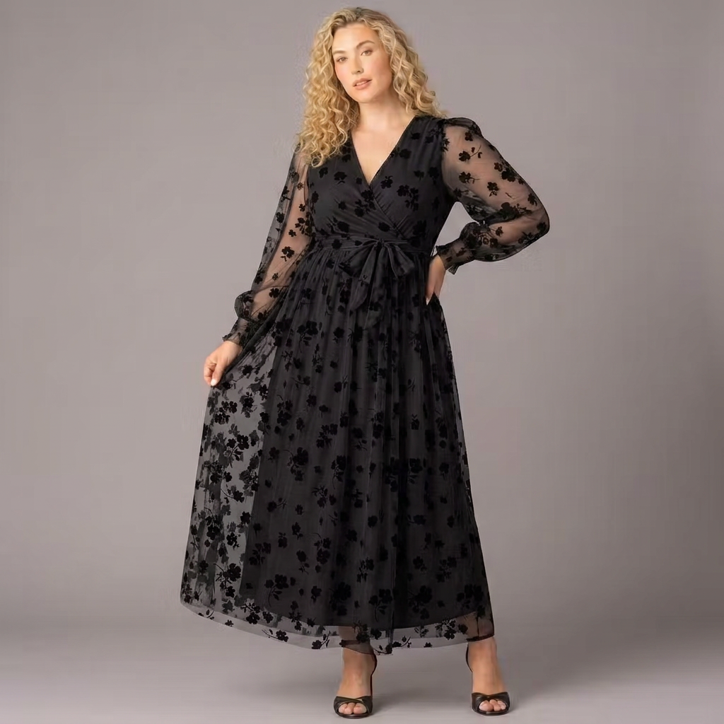 Melanie Mesh Midi Cocktail Dress - Sale!