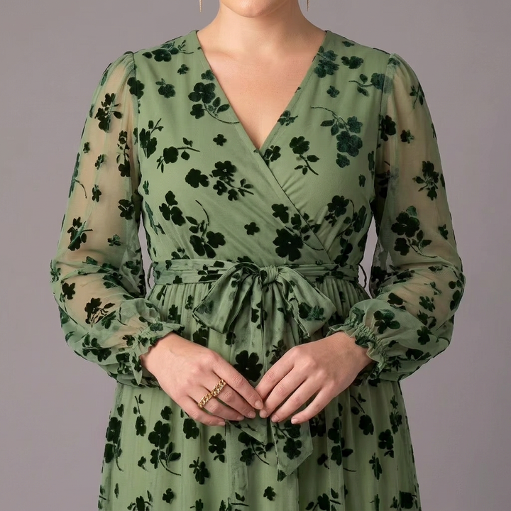 Melanie Mesh Midi Cocktail Dress - Sale!