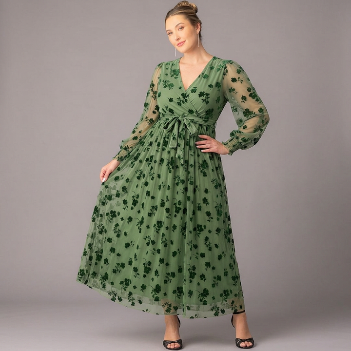 Melanie Mesh Midi Cocktail Dress - Sale!