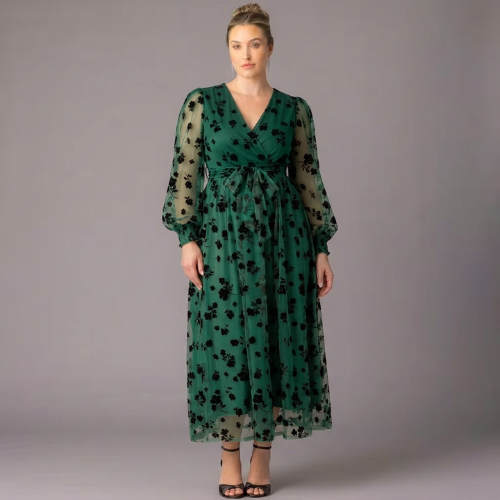 Melanie Mesh Midi Cocktail Dress - Sale!