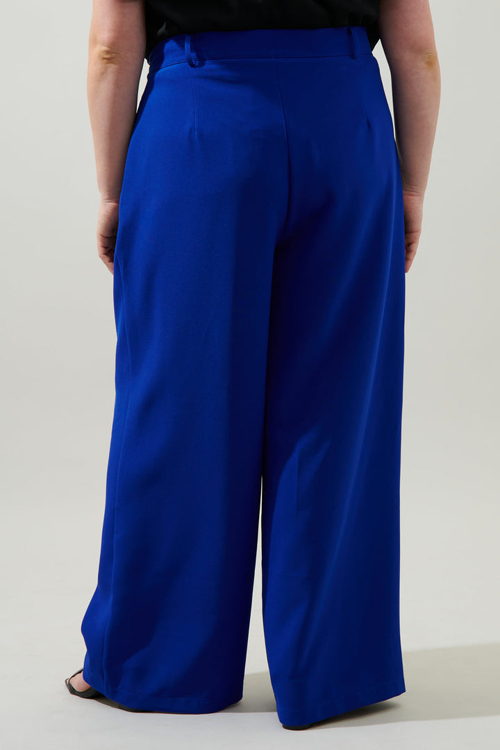 Chelsea Belted Wide Leg Pants Curve