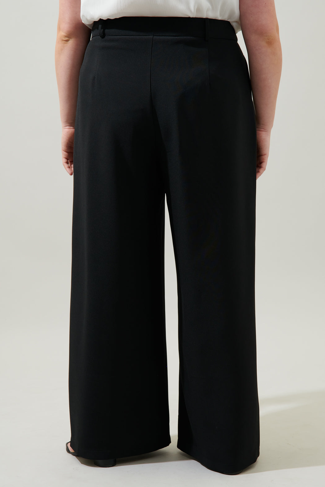 Chelsea Belted Wide Leg Pants Curve