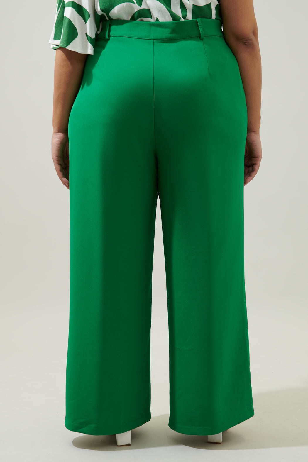 Chelsea Belted Wide Leg Pants Curve