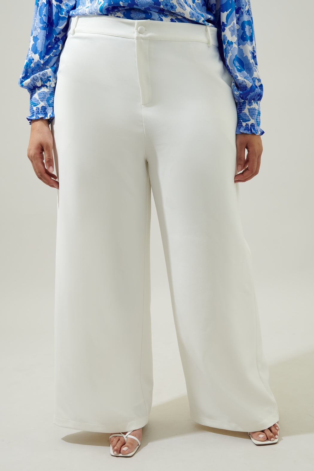 Chelsea Belted Wide Leg Pants Curve