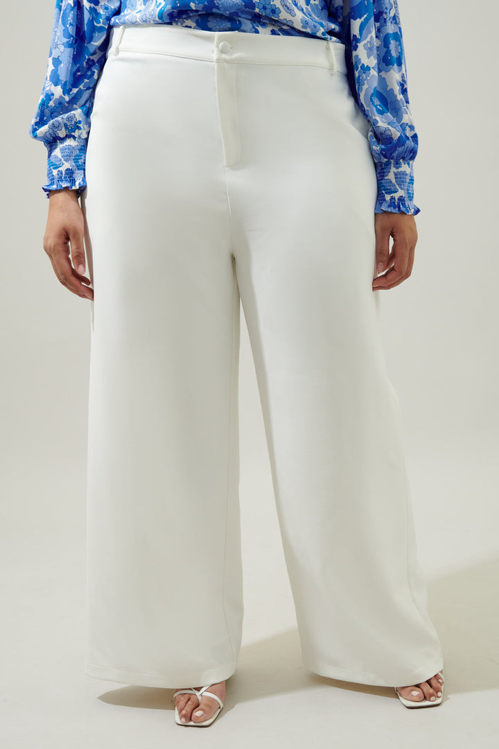 Chelsea Belted Wide Leg Pants Curve