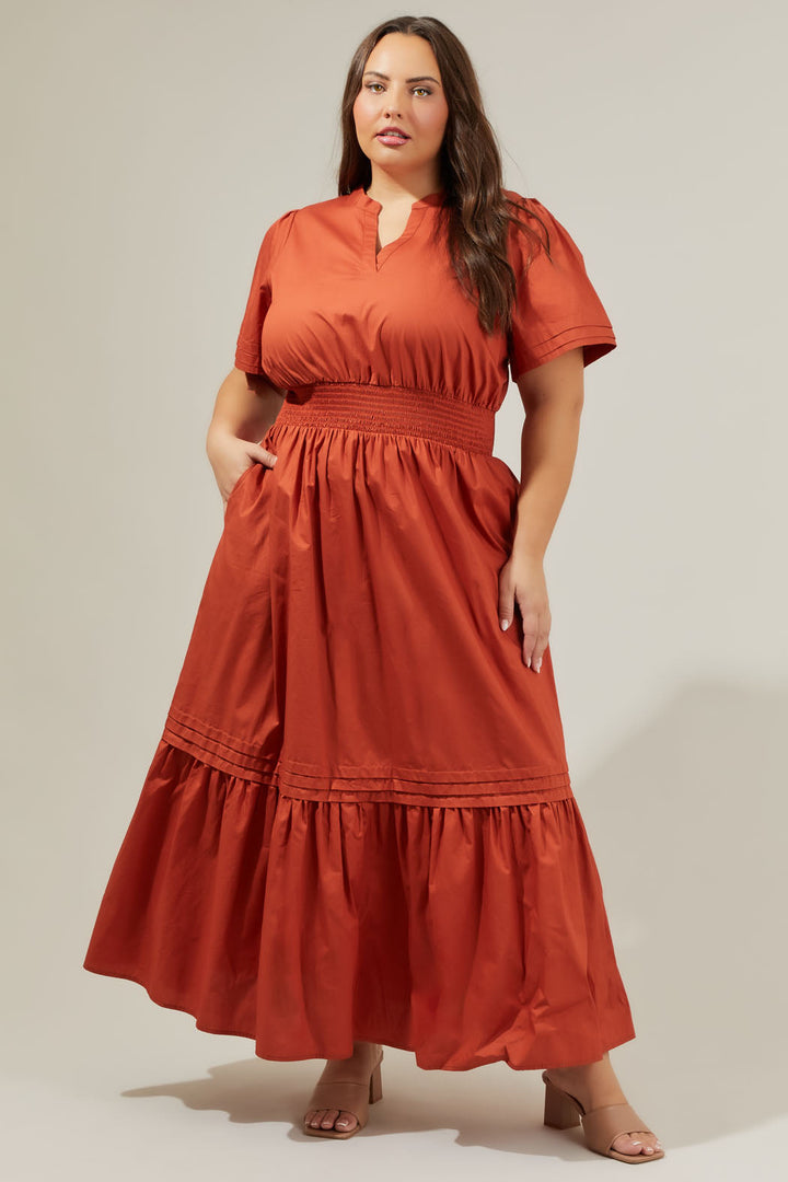 Belraj Poplin Maxi Dress Curve