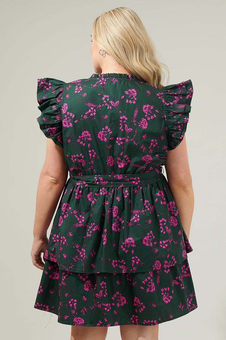 Close to You Marisol Tiered Mini Dress Curve