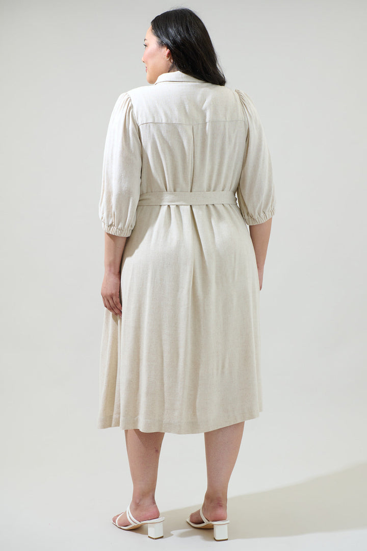 Vienna Midi Shirt Dress Curve