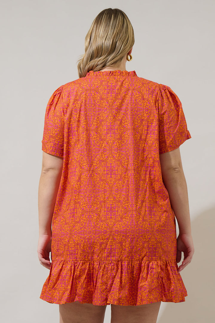 DeBary Floral Celeste Mini Dress Curve
