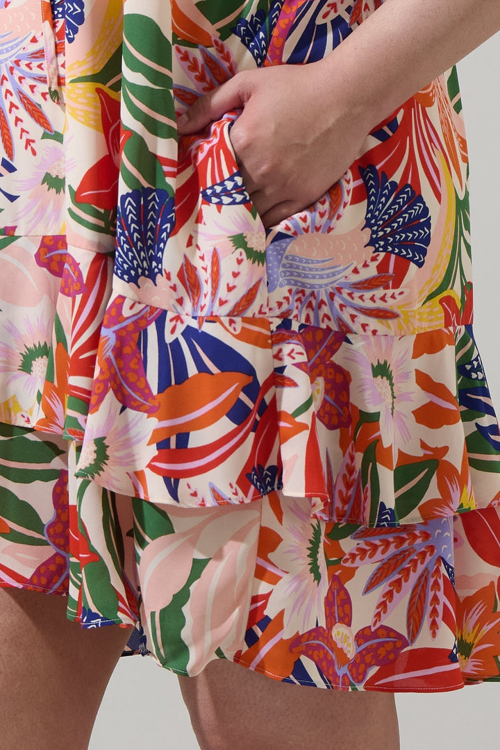 Hatley Floral Runner Up Shift Dress Curve