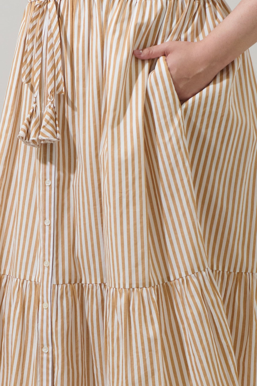 Beth Button Down Midi Dress Dream State Curve