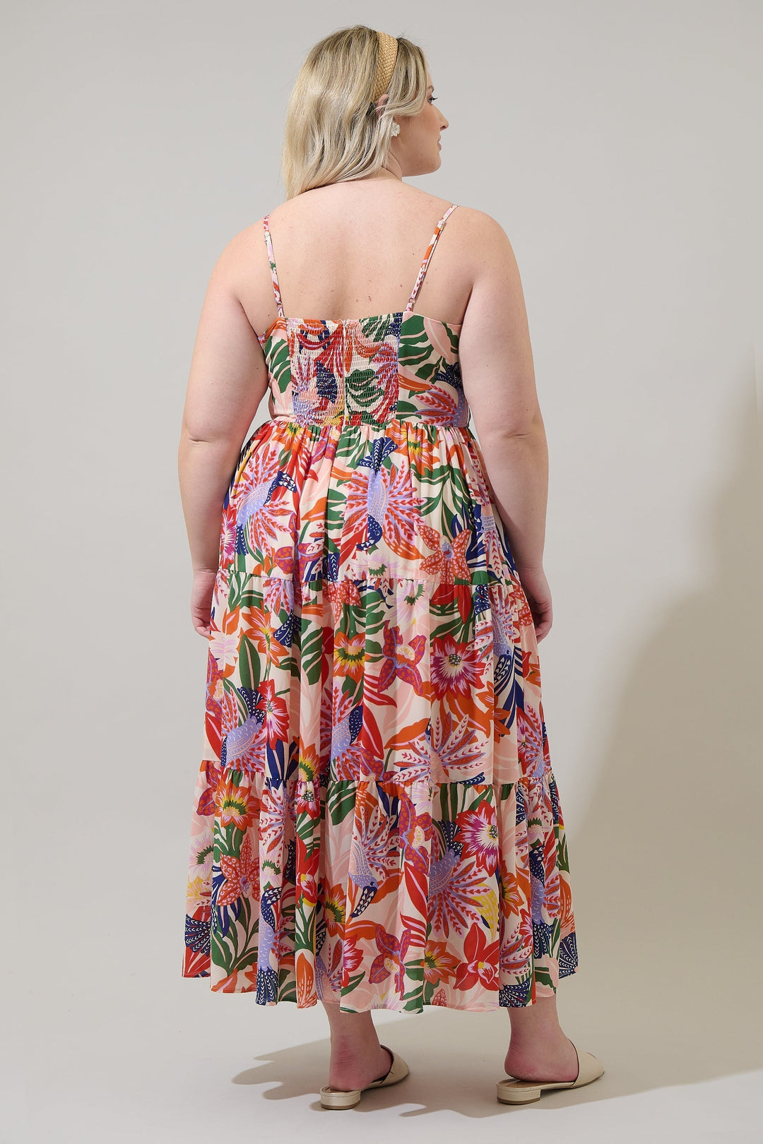 Hatley Floral Tie Knot Midi Dress Curve