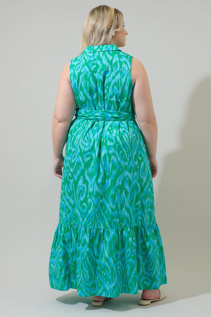 Penola Cileah Collared Maxi Dress Curve