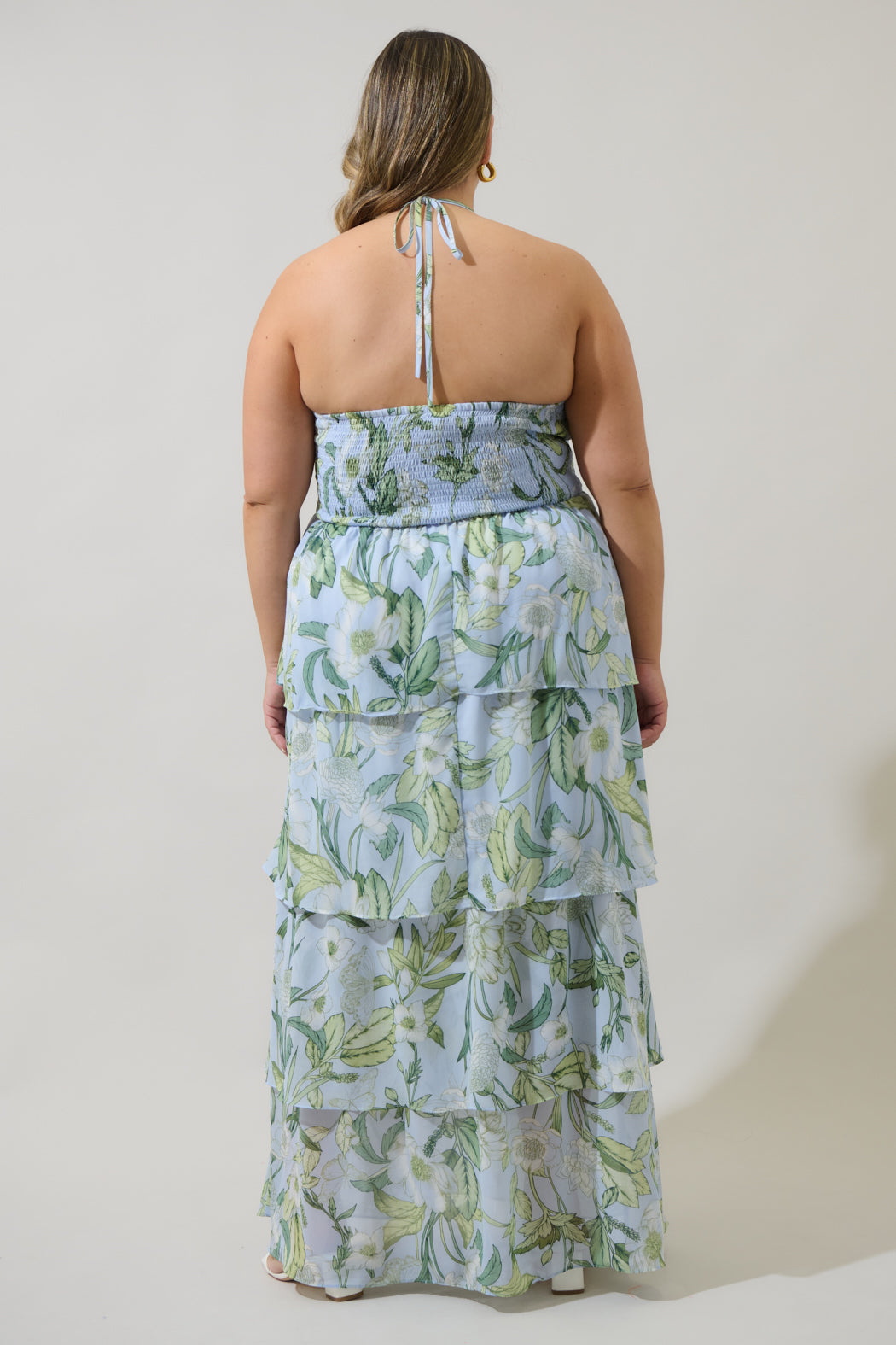 Serenade Bloom Seana Tiered Maxi Dress Curve