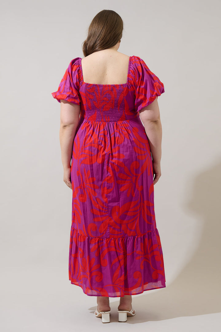 Arona Floral Xena Maxi Dress Curve