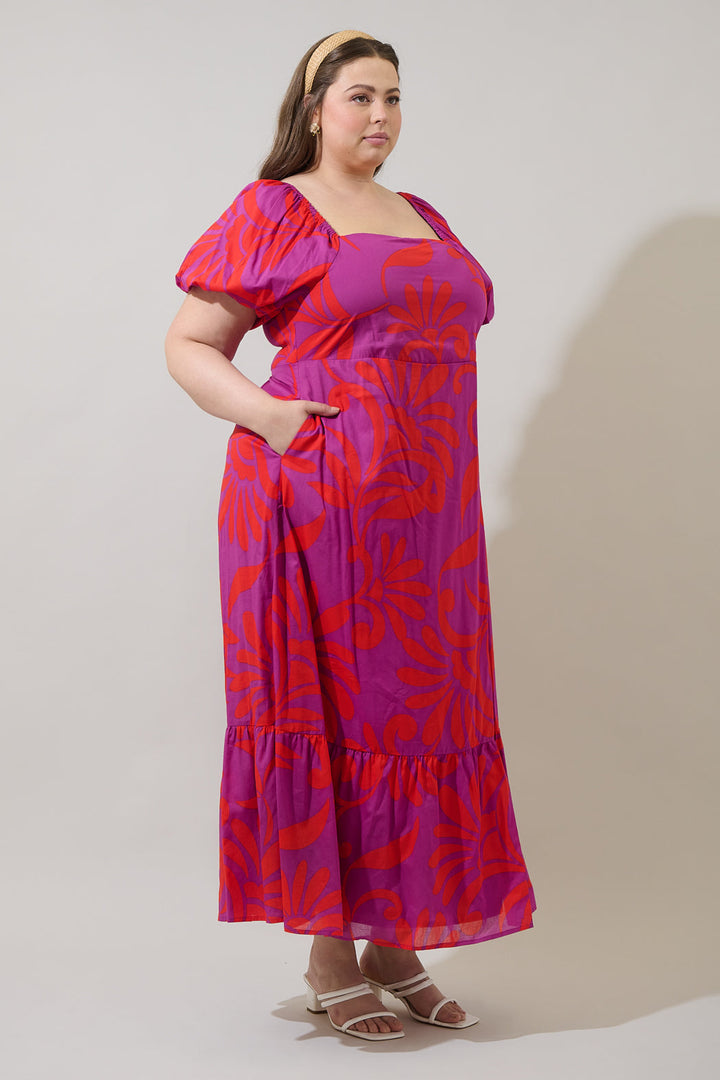 Arona Floral Xena Maxi Dress Curve